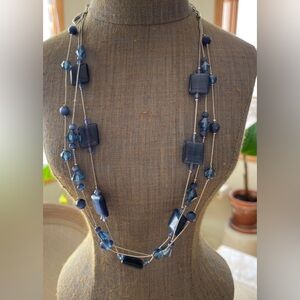 Lia Sophia Necklace Blue